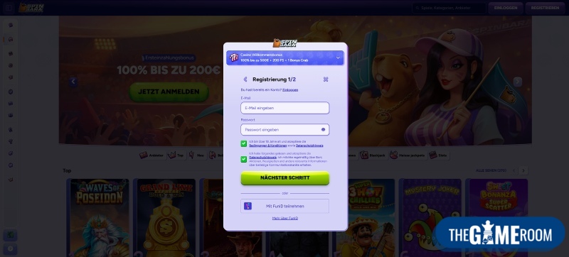 Login im Online Casino ohne Registrierung