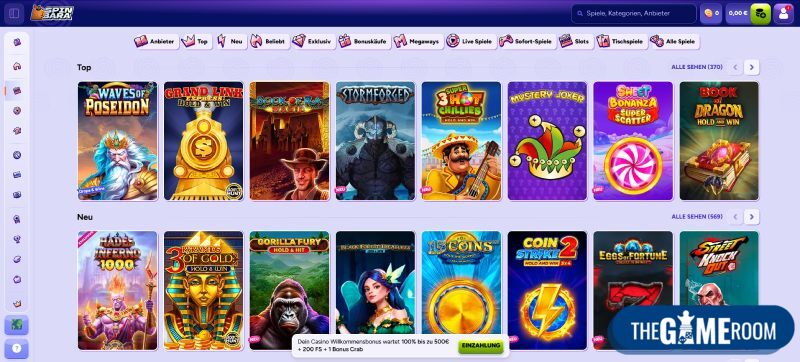 Spielangebot im Online Casino ohne Verifizierungsprozess
